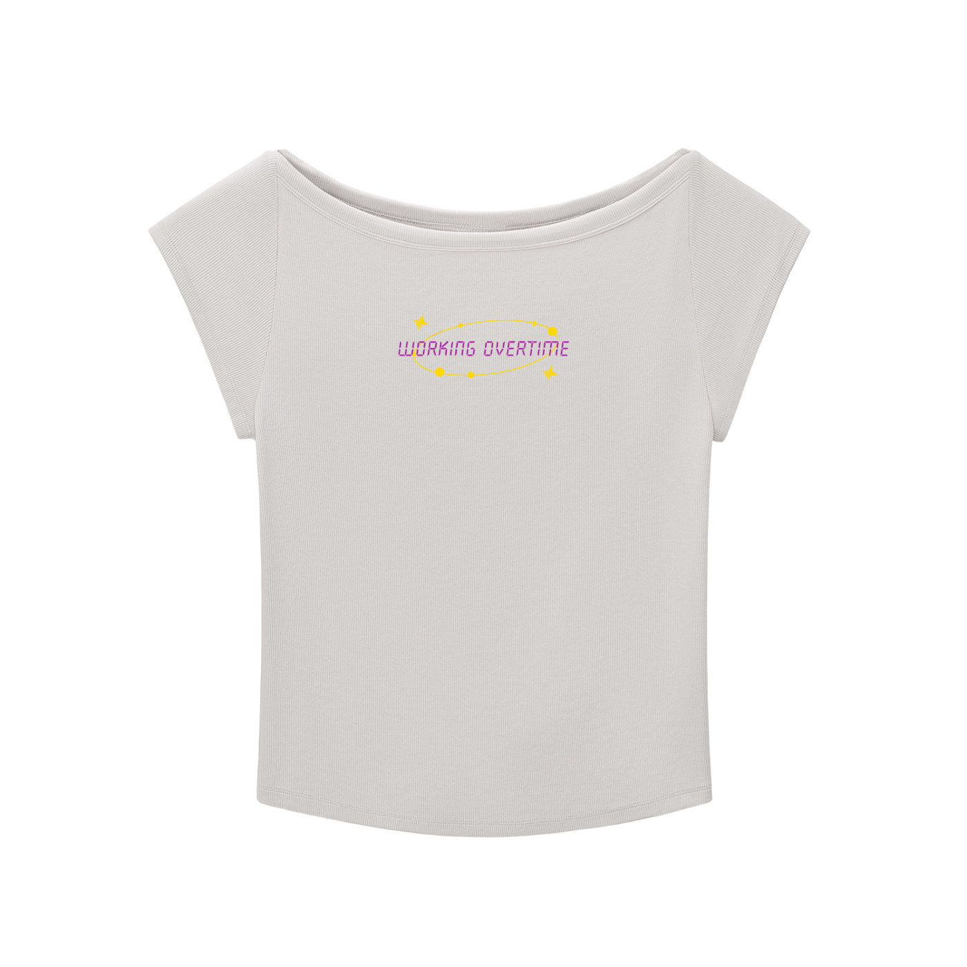 Overtime Wide Neck Baby Tee