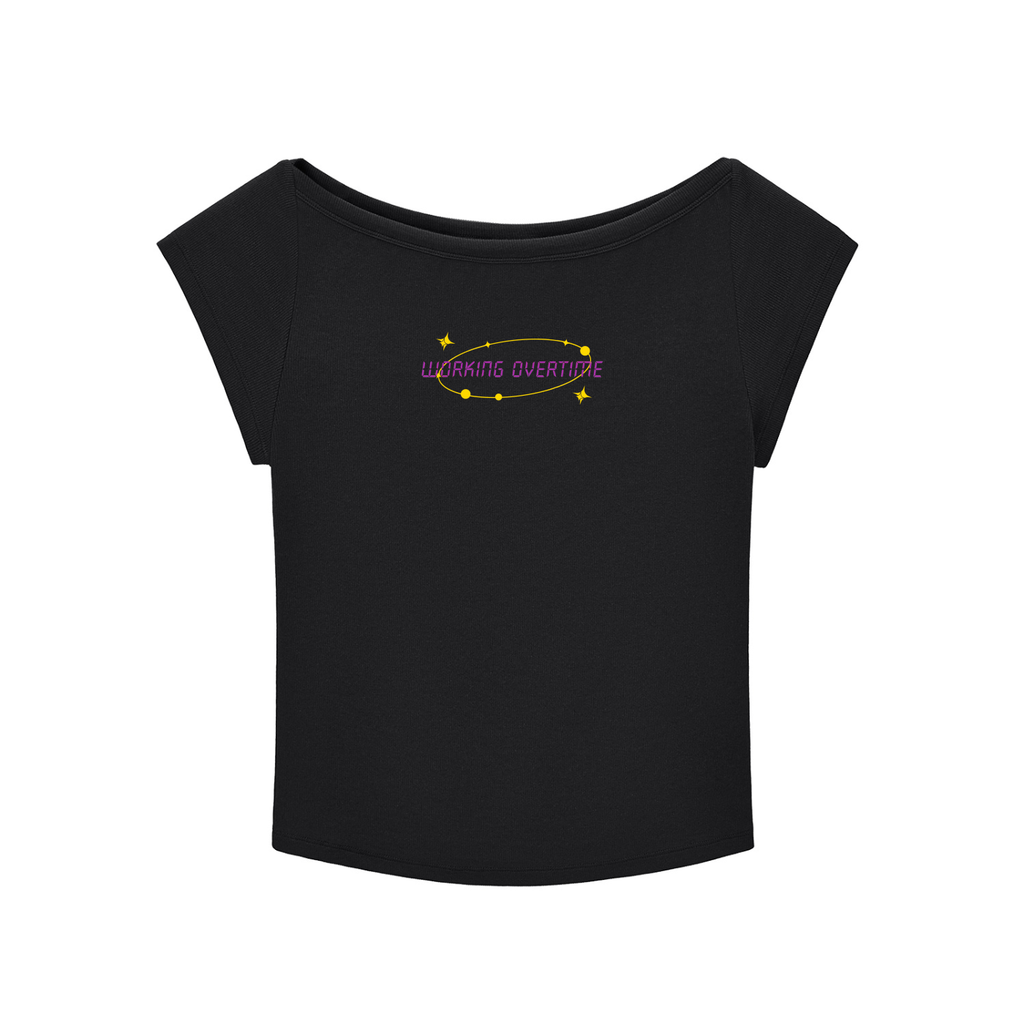 Overtime Wide Neck Baby Tee