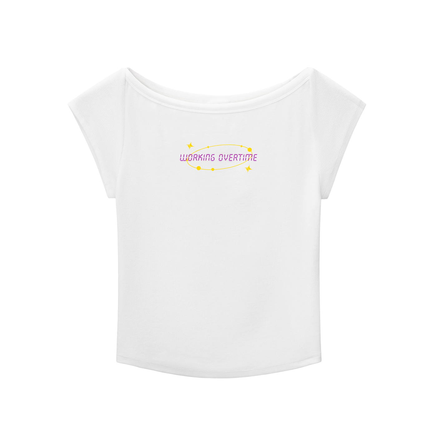 Overtime Wide Neck Baby Tee